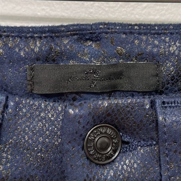 7 For All Mankind Snake Print Super Soft Skinny Leggings Jeans Size 23 - Picture 6 of 8